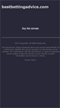 Mobile Screenshot of bestbettingadvice.com